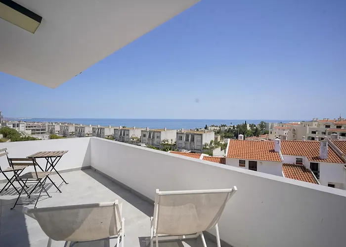 #171 Sea View Patio House Sunset Views Ferienhaus Albufeira